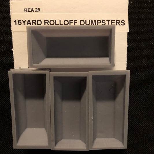 15 Yard Rolloff Dumpsters, 4 per package