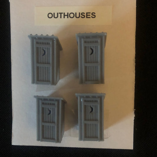 Outhouses, 4 per package