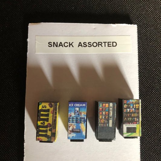 4 Assorted Snack Machines
