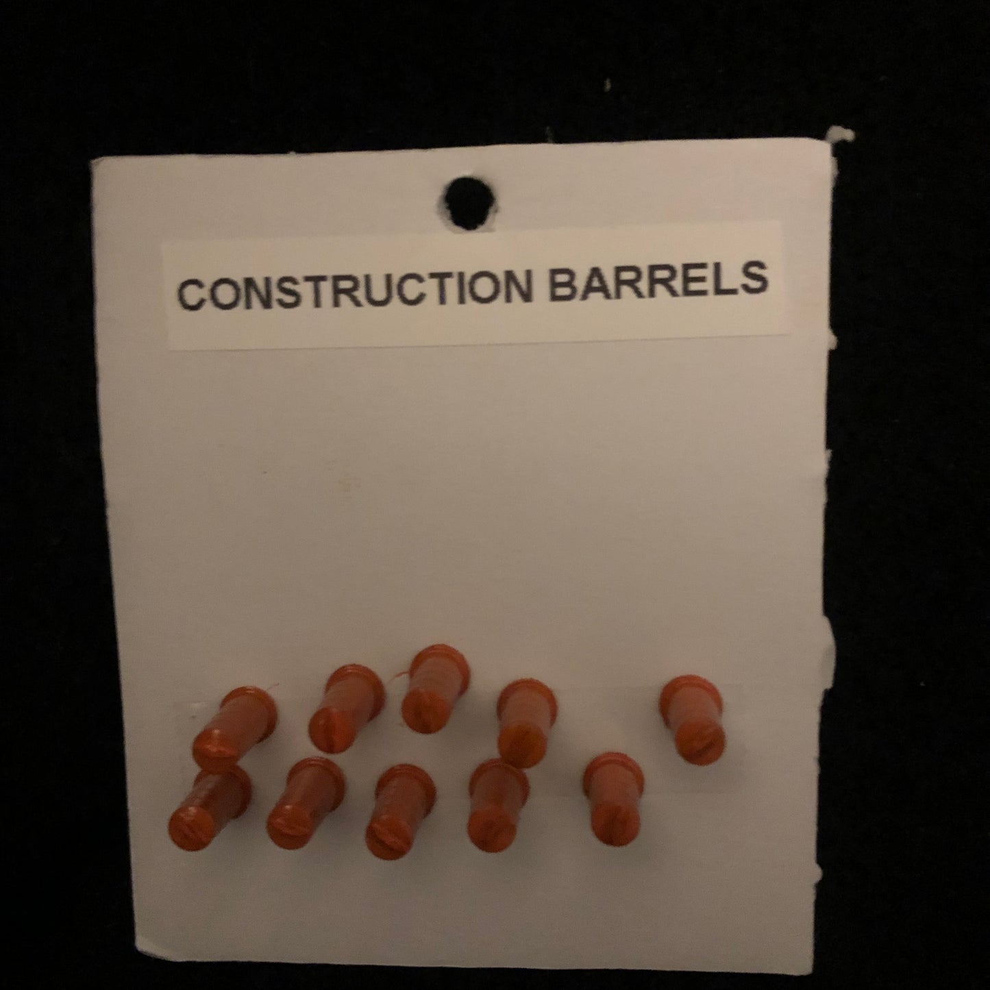 Construction Barrels, 10 per package