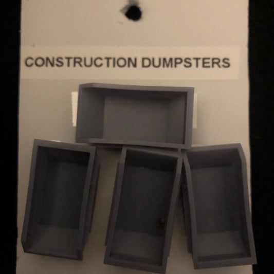 Construction Dumpsters, 4 per package
