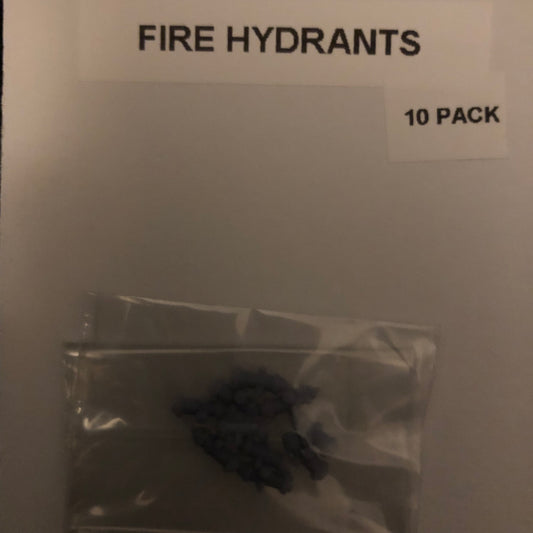 Fire Hydrants, 10 per package