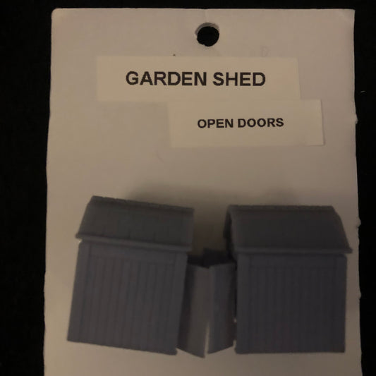 Garden Shed, Open Doors, 2 per package