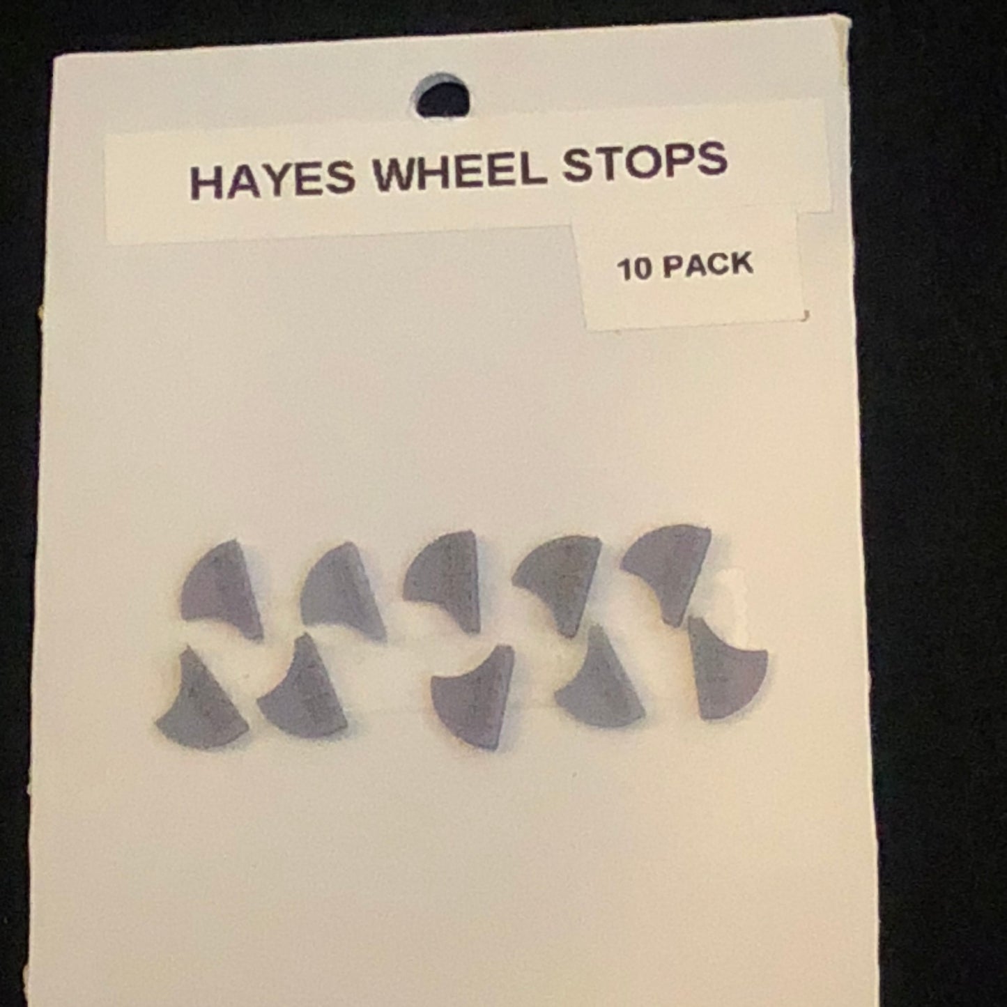 Hayes Wheel Stop, 10 per package