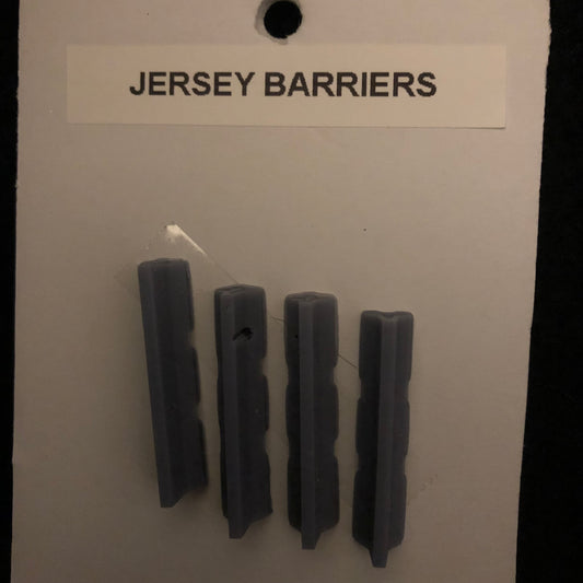 Jersey Barriers, 4 per package