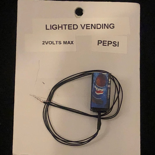 Lighted Pepsi Vending Machine, Requires 1.5 Volts