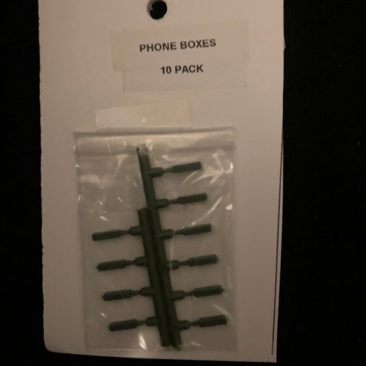 Telephone Boxes, 10 per package