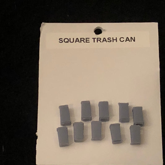 Trash Cans, Square Rolling Type