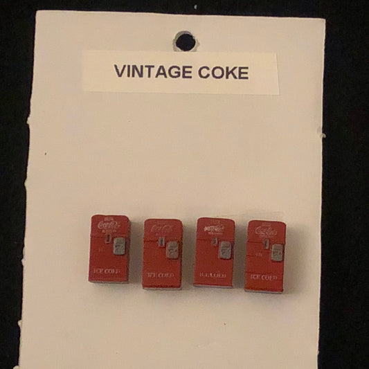 Vintage Coke Vending Machines, 1940 Style – 4 per package