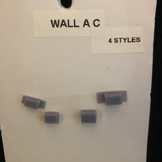 Wall Mount AC, 1 each of 4 Different Styles