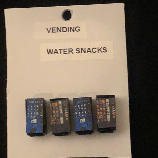 Water & Snack Vending Machines – 2 each per package
