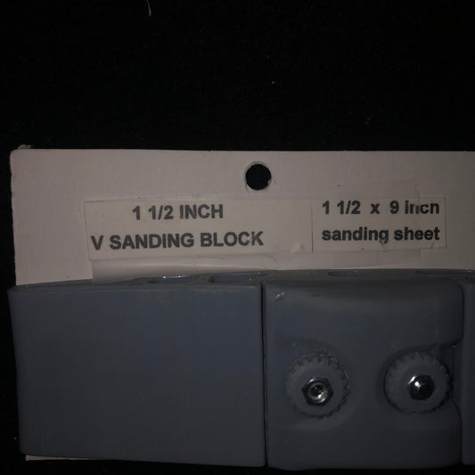 1 ½ (One & A Half Inch) V-Sanding Block