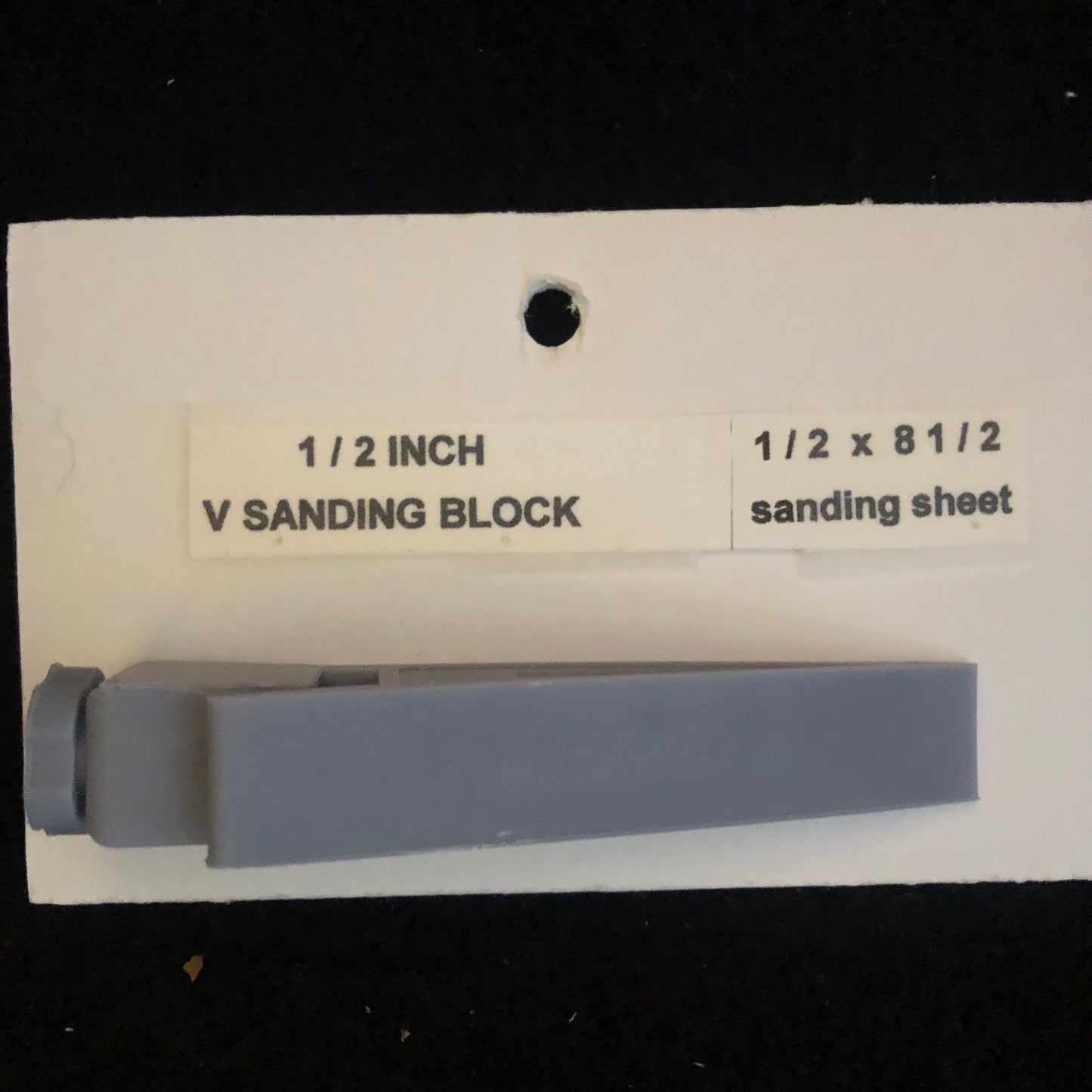 ½ (One Half Inch) V-Sanding Block