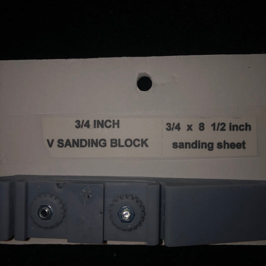 ¾ (Three Quarter Inch) V-Sanding Block