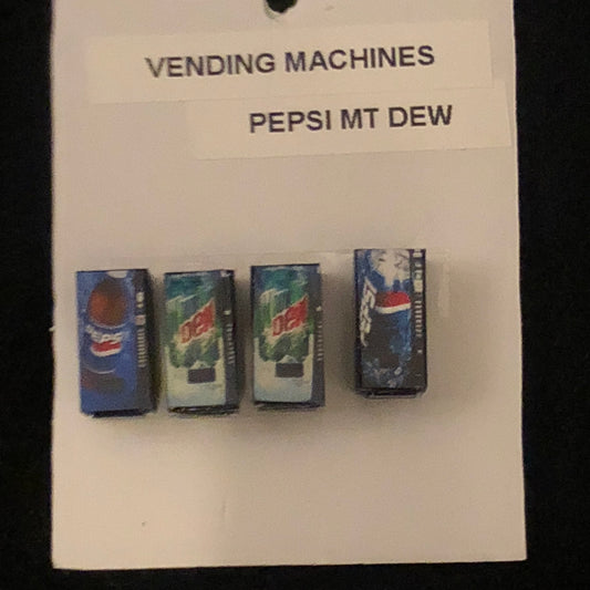 Pepsi & Mtn Dew Vending Machines – 2 each per package